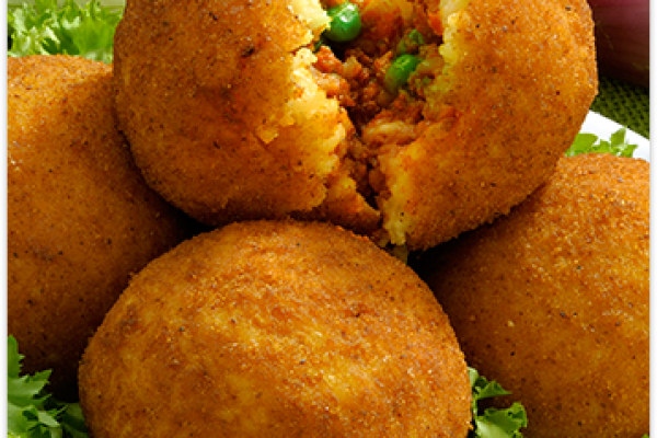 Rice Balls (Arancine) with Bolognese Sauce